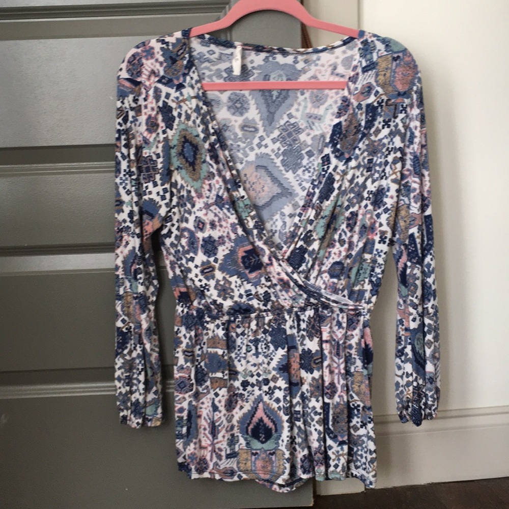 Blue honey belle romper
